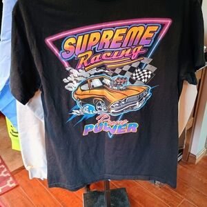 Supreme Racing Graphic Tee - Black